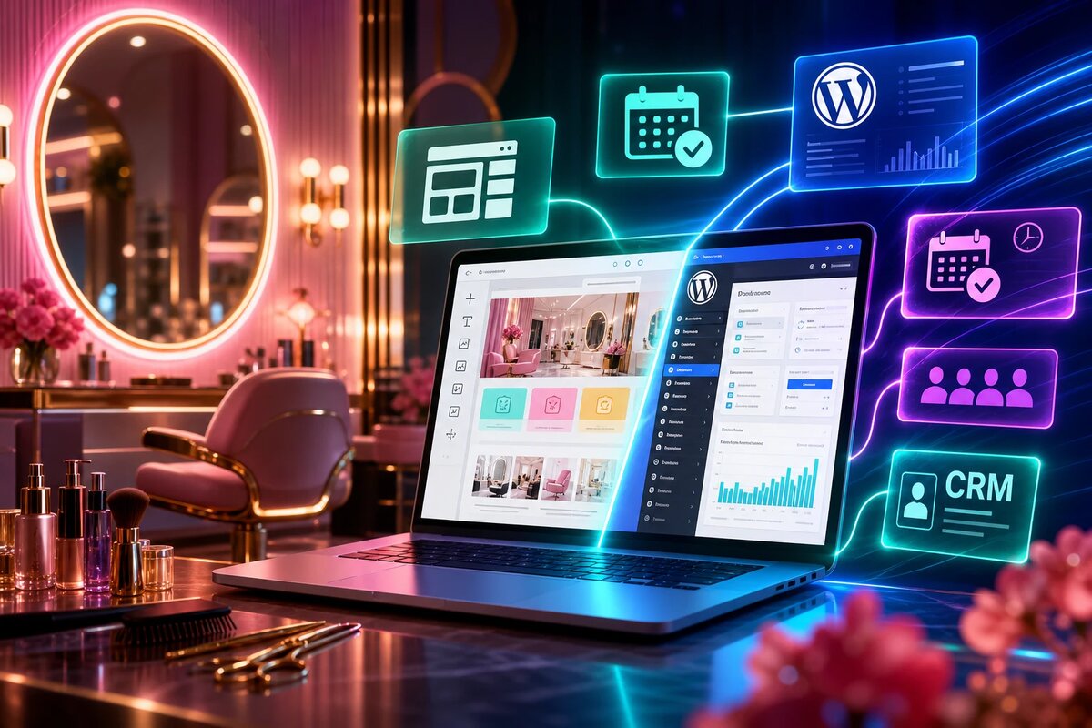 Сайт салона на Tilda или WordPress: сравнение платформ для салона красоты