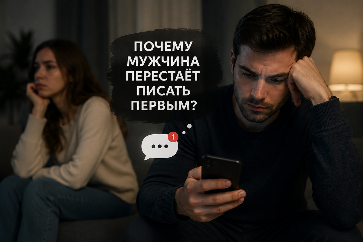 Если мужчина перестал писать первым, это ещё не всегда означает конец интереса. Есть несколько причин, о которых женщины часто даже не догадываются....