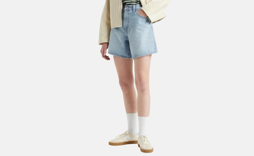Шорты Levis Women High-rise Baggy Shorts