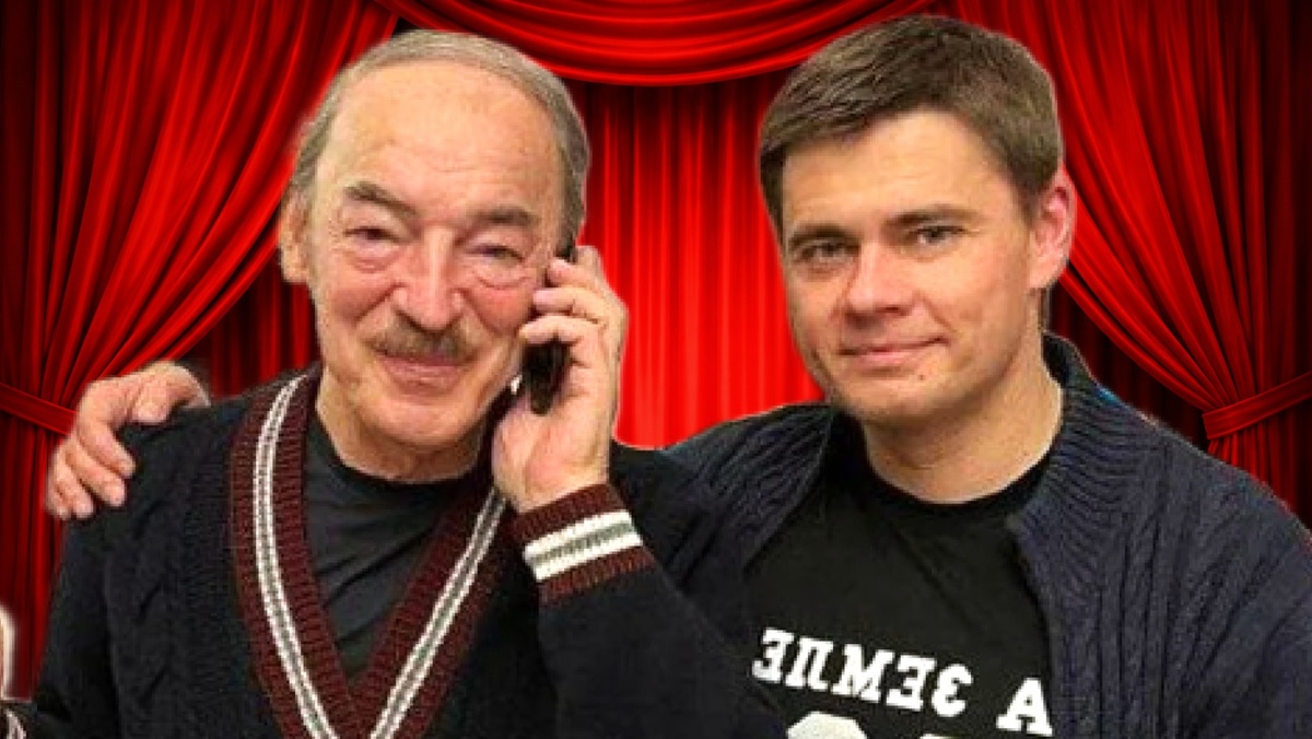 на фото Михаил Боярский с сыном