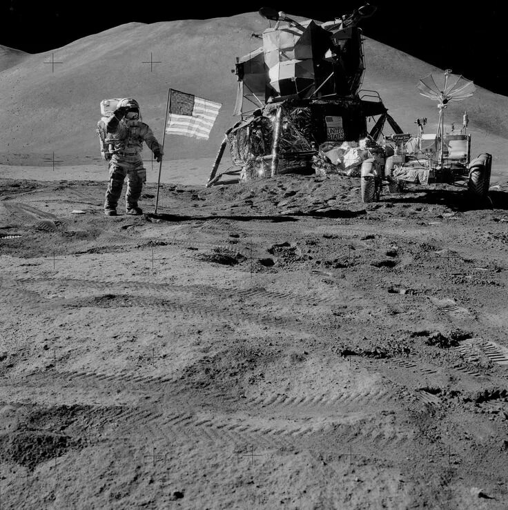Apollo 15 на Луне.