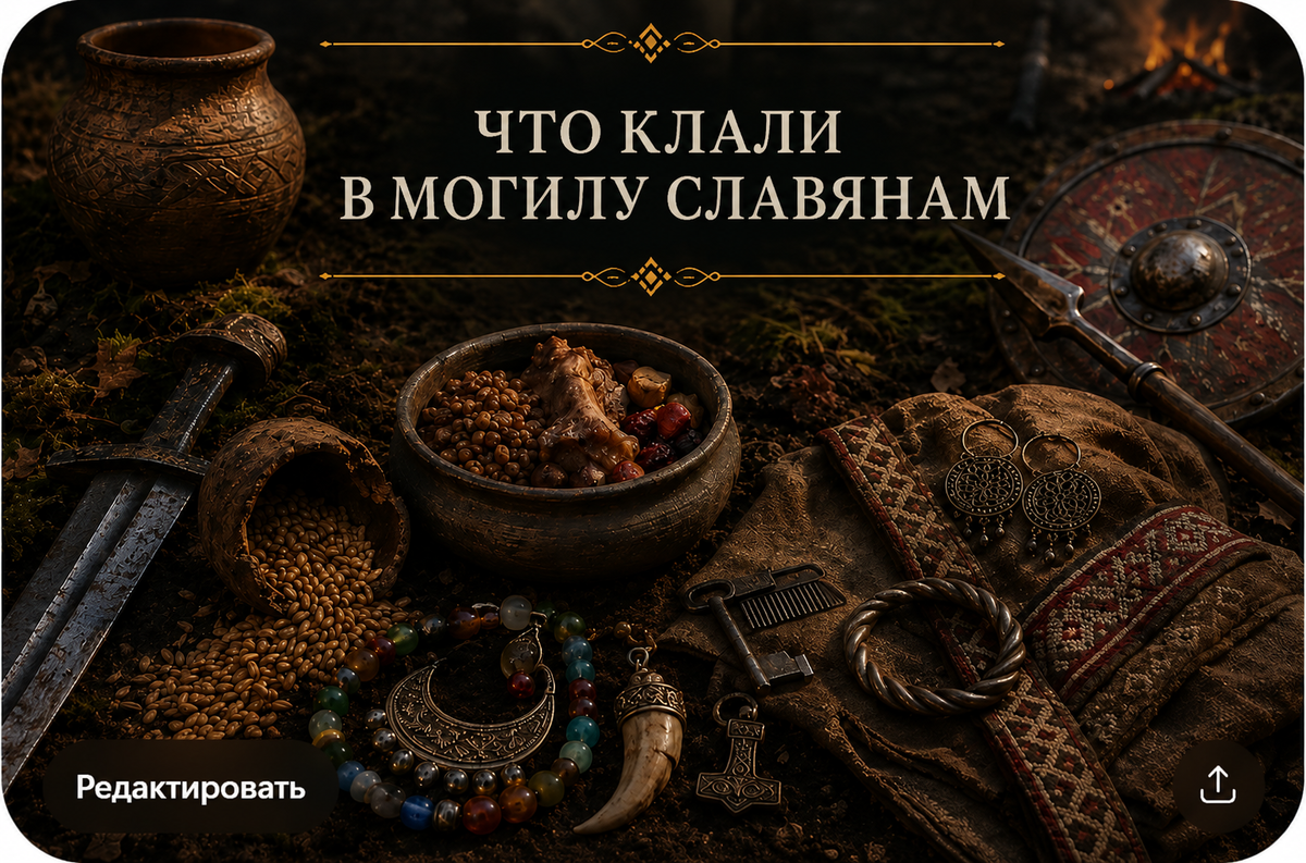 Предметы из славянских курганов показывают, как наши предки представляли дорогу в иной мир и что считали нужным взять с собой