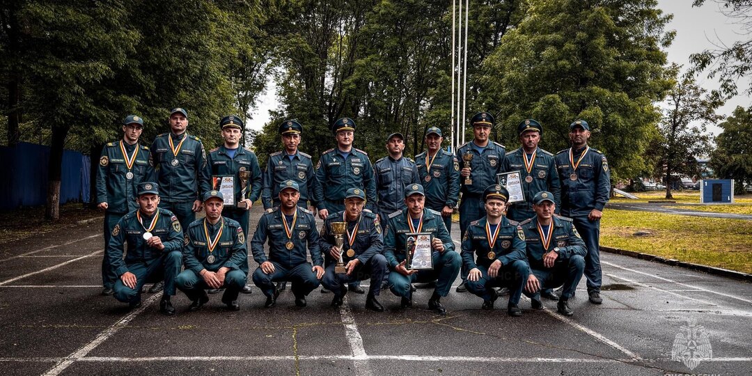 В Северной Осетии определили лучших газодымозащитников