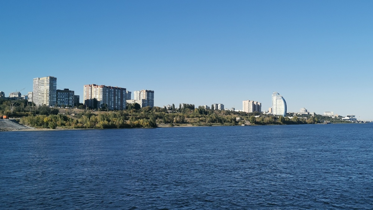 Волгоград, вид с Волги