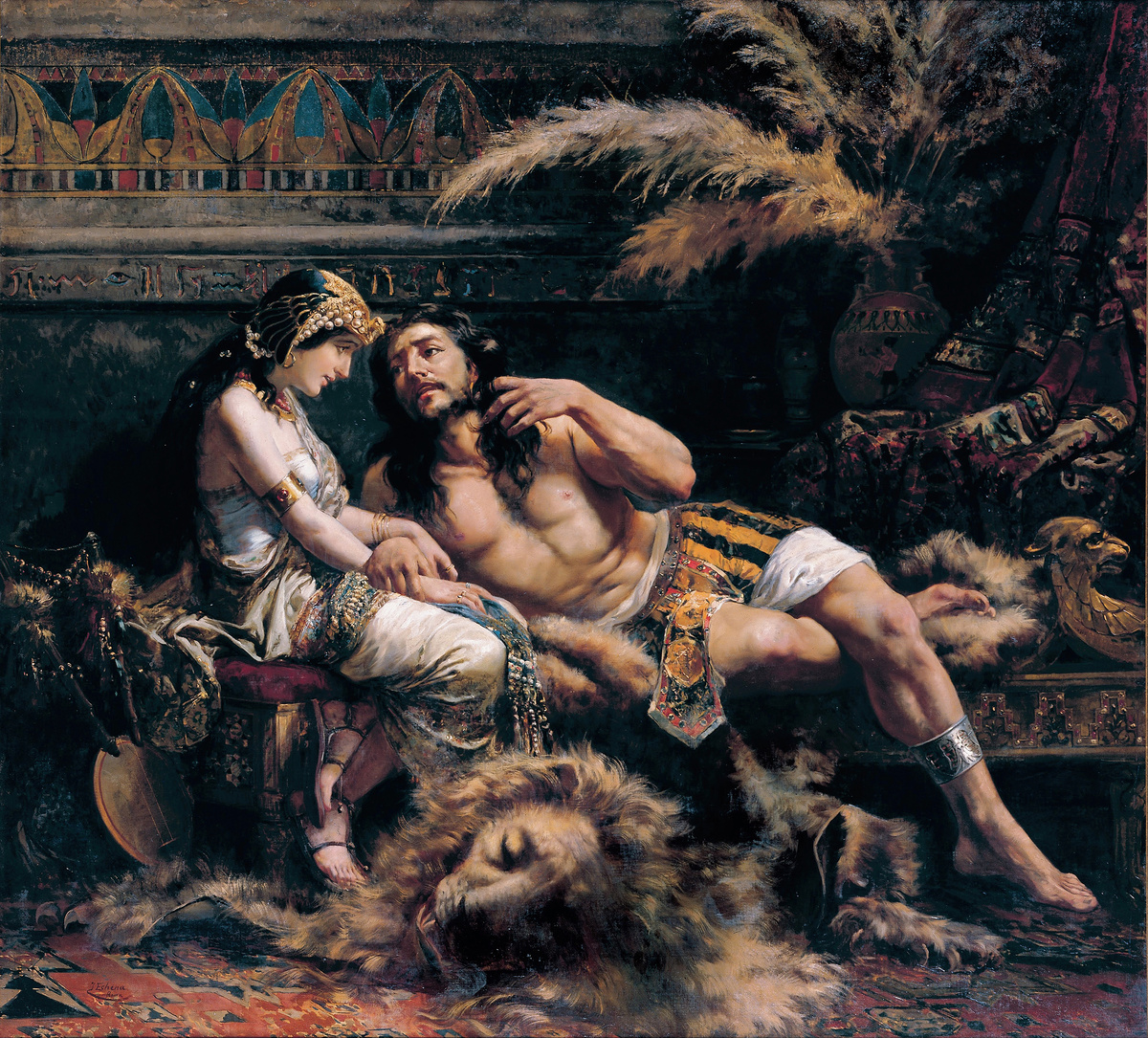 Хосе Эченагусия - "Самсон и Далила" (1887)