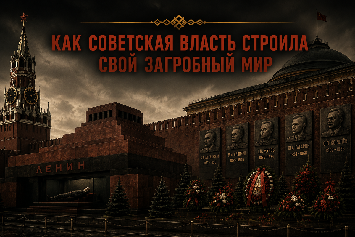 Советская власть отказалась от религиозных обрядов, но создала собственную систему памяти, героев и посмертных ритуалов — от Мавзолея до гражданских панихид