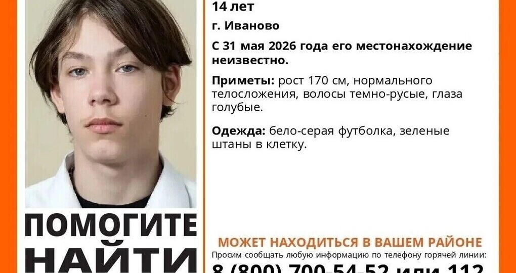 В Иванове идут поиски пропавшего в мае мальчика