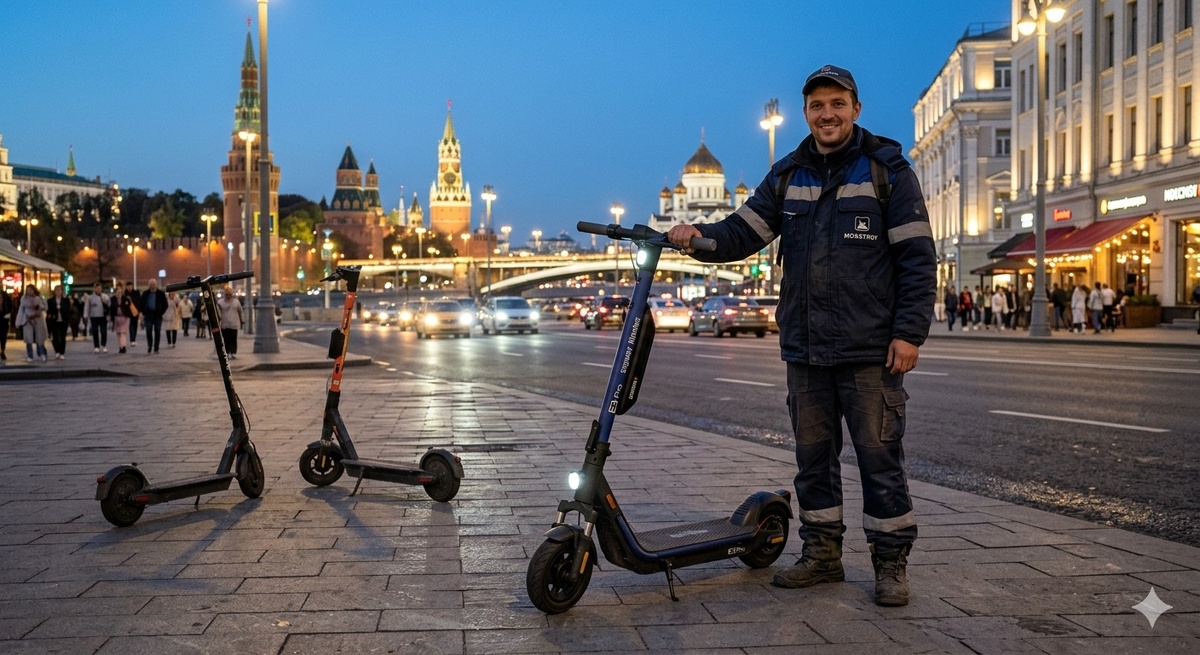 Segway Ninebot E3 Pro на улице Москвы, обзор самоката 2026 купить
