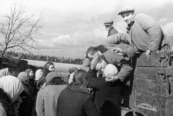 Проводы на фронт 1941