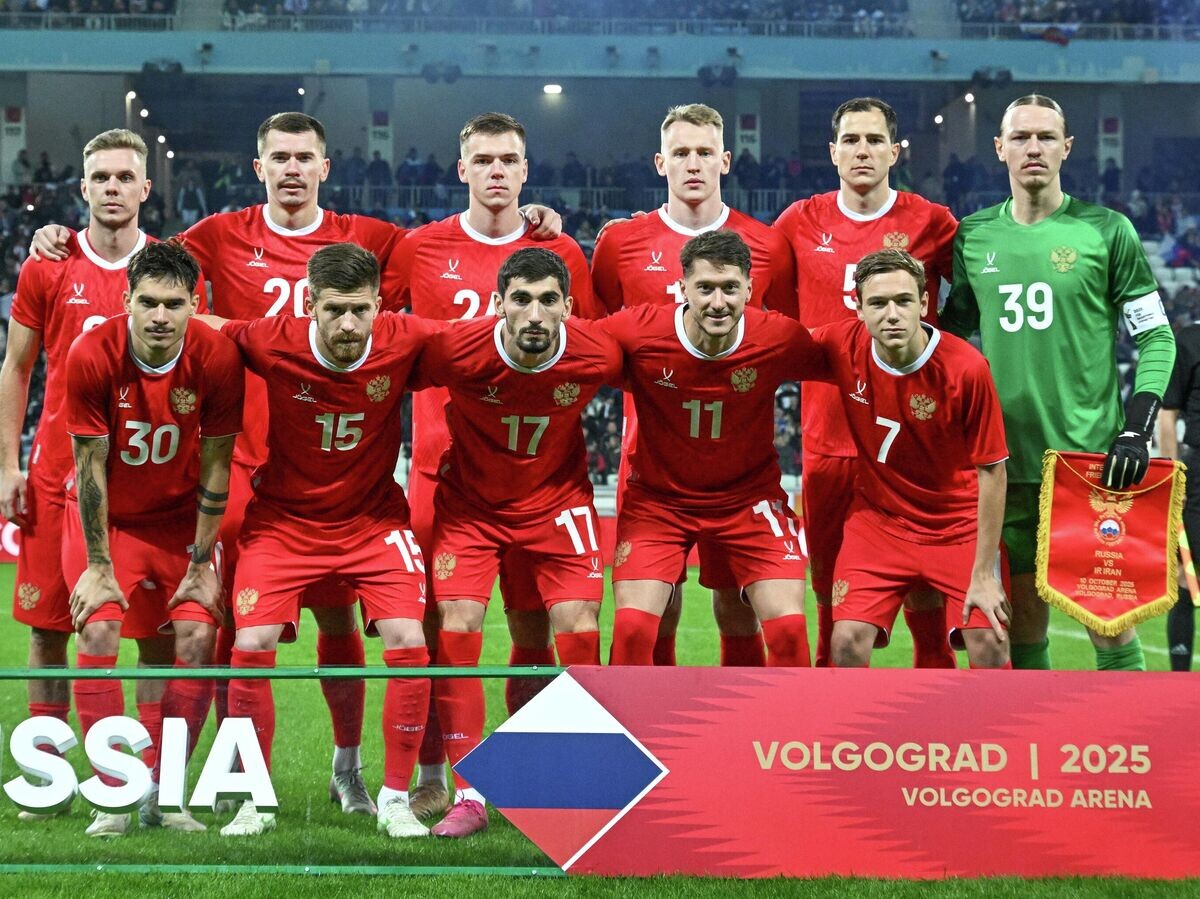    Игроки сборной России | © РИА Новости / Сергей Бобылев