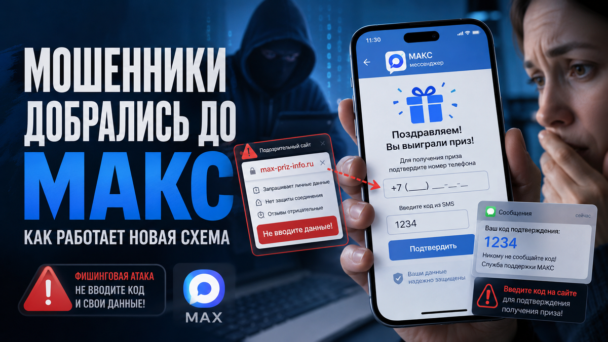 Как крадут аккаунты МАКС.