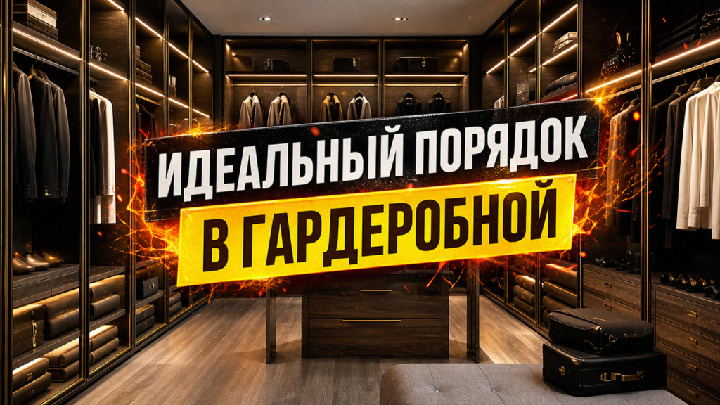    Варианты организации пространства в компактной гардеробной. GarderobSystem