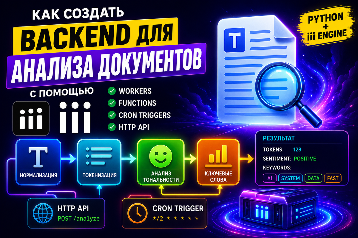 Новый open-source фреймворк iii превращает Python-функции в полноценный backend за несколько минут
