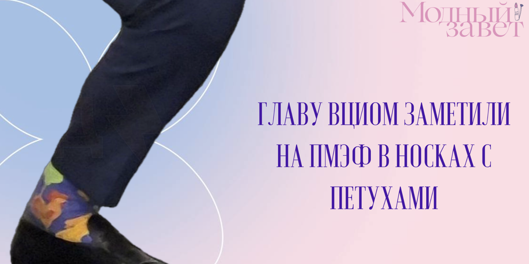 Главу ВЦИОМ заметили на ПМЭФ в носках с петухами. И я неожиданно его понимаю