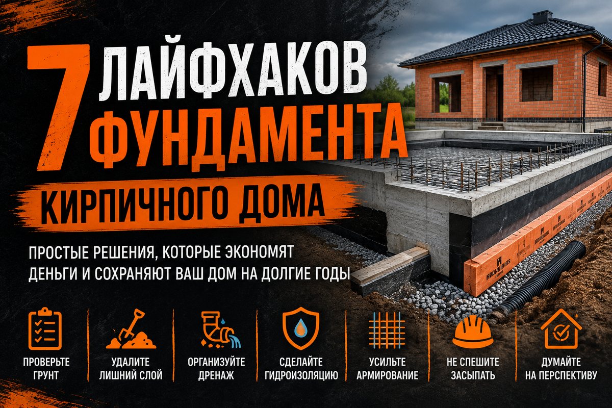Фундамент — это не то место, где стоит искать максимальную экономию