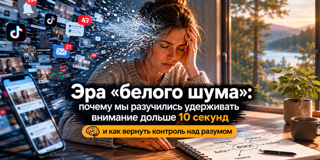 Почему мы разучились удерживать внимание дольше 10 секунд?