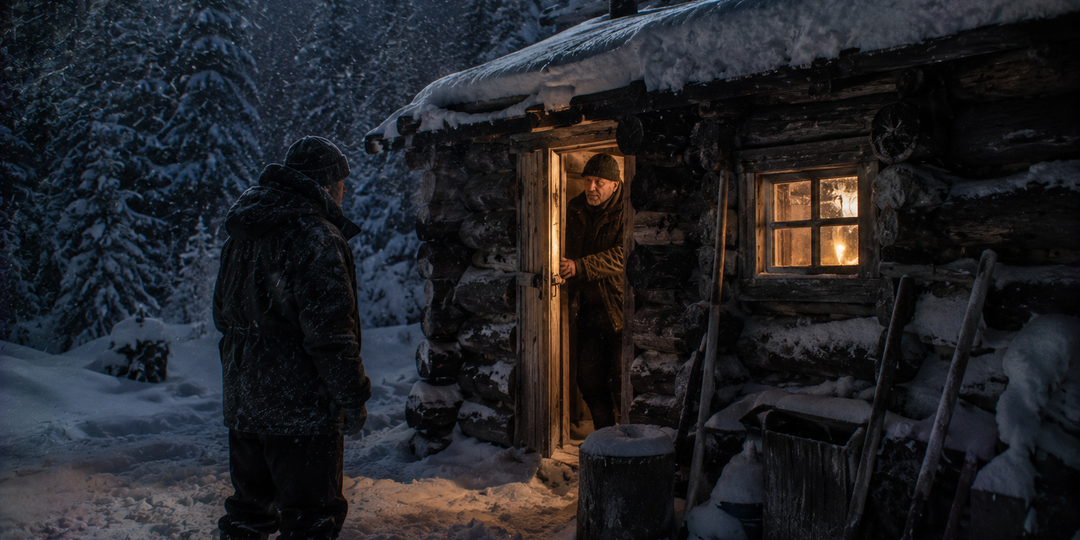 Тихий стук в окно зимовья