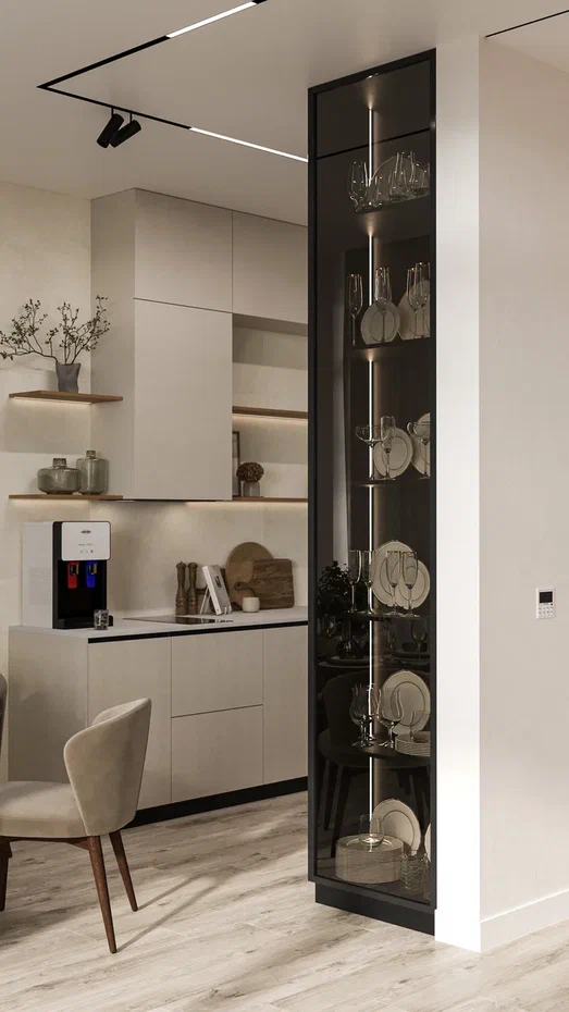 Проект ROMANIUK DESIGN квартира в Алуште ЖК "Аура", 75 кв.м