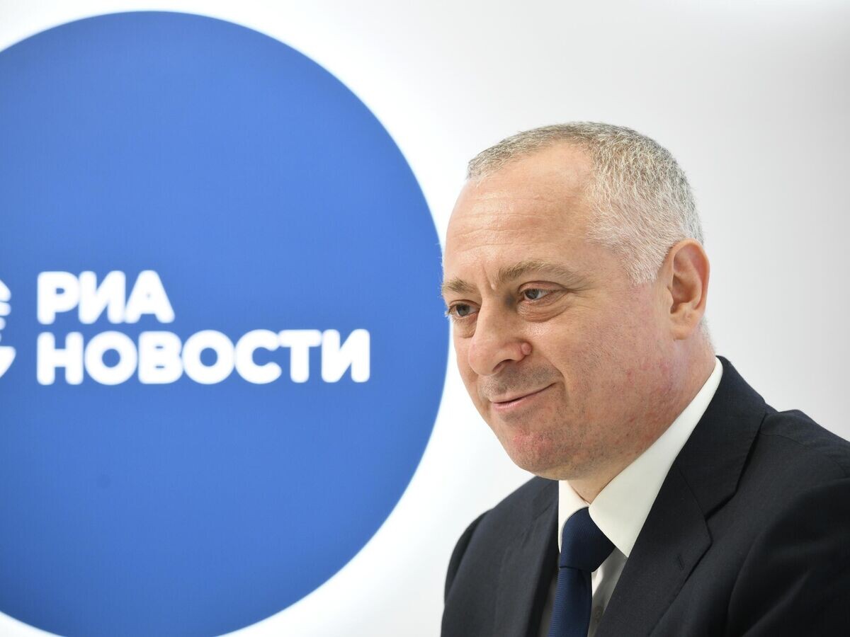    Президент Абхазии Бадра Гунба на ПМЭФ-2026 | © РИА Новости / Владимир Астапкович