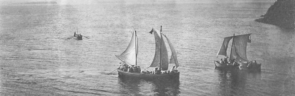                                1899 год. Парусно-гребные гонки в акватории Амурского залива