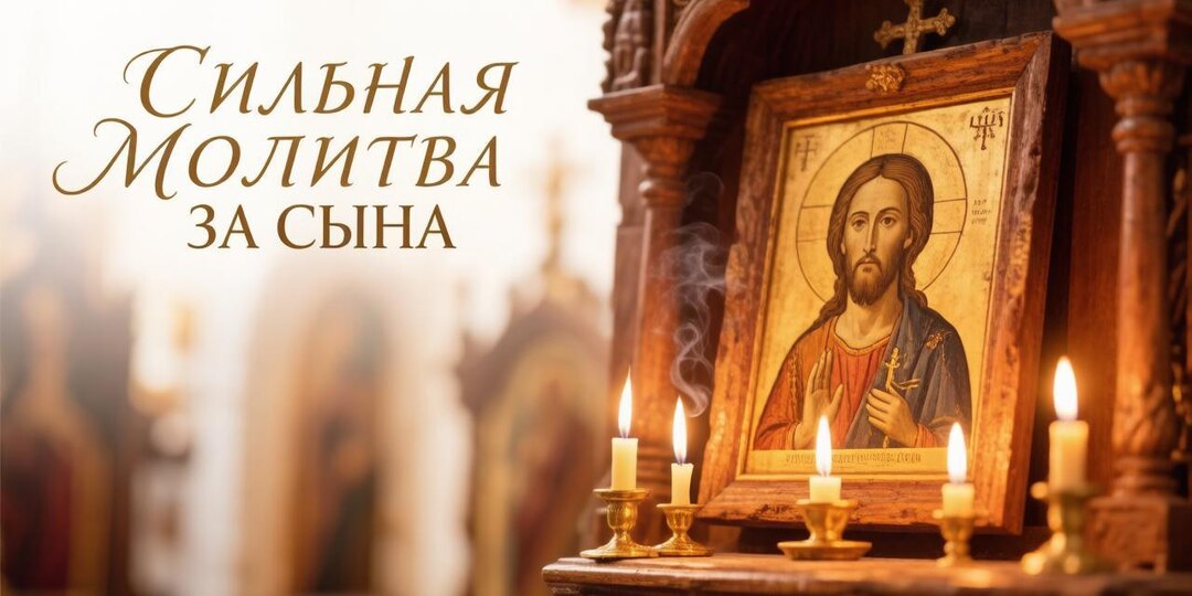 Сильная молитва за сына