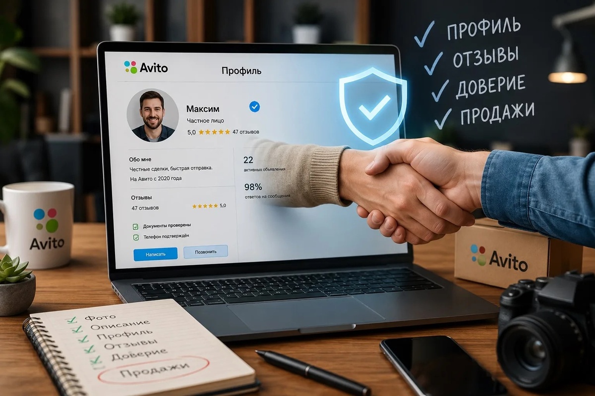 Аккаунт на Авито проверят за 3 секунды: почему у одних покупают сразу, а другим не доверяют даже после 100 просмотров