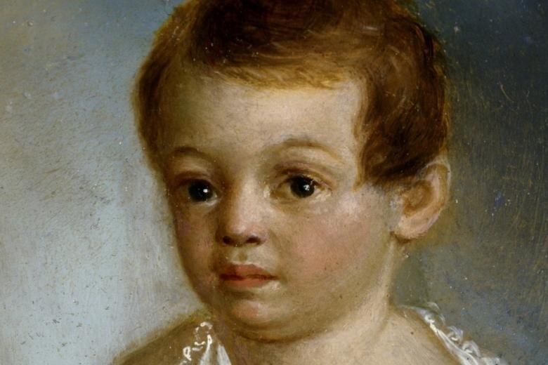 Предположительно, Александр Пушкин в детстве. Миниатюра 1801–1802 годов