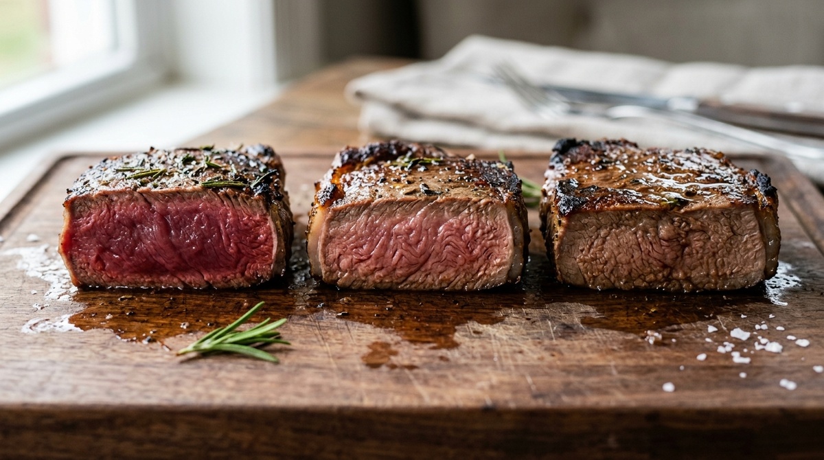   Чем отличаются rare, medium rare, medium, medium well и well done, какая прожарка к какому отрубу и что заказать новичку. Гастро Кафе BEmine. BEmine