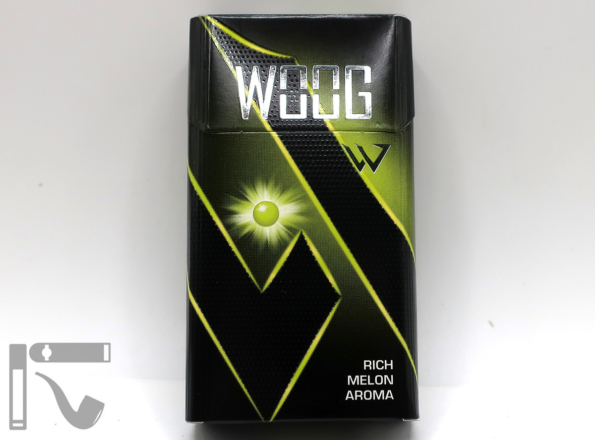 Сигареты Woog Rich Melon Aroma. Фото: © канал "Уголок Курильщика"