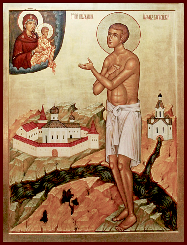 Икона Св. прп. Иаков Боровичский.