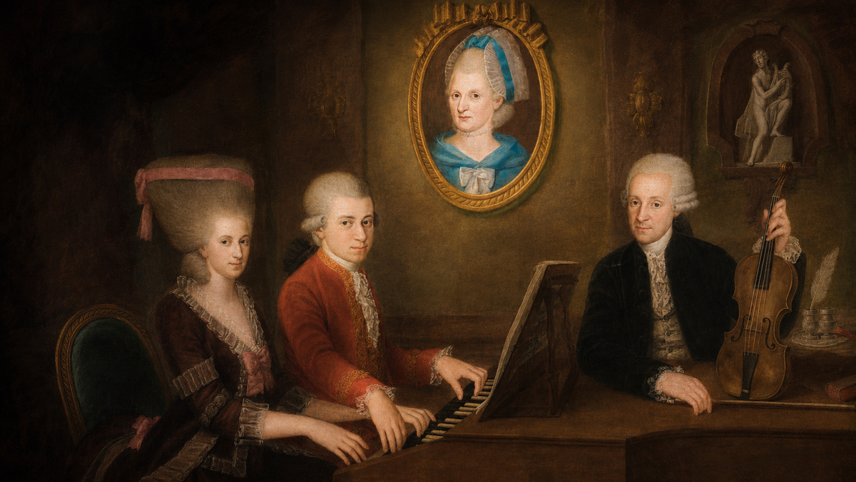 Семья Моцартов, 1780 г.