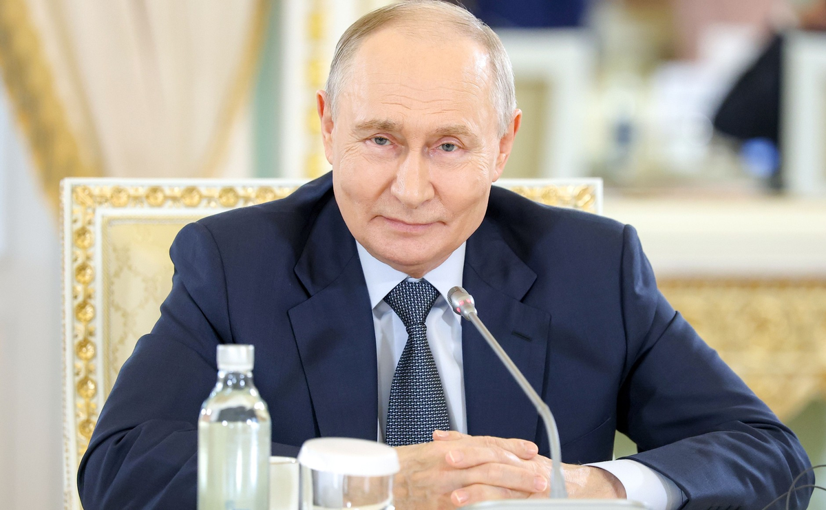 Владимир Путин на встрече с руководителями международных информационных агентств (©Валерий Шарифулин / ТАСС)