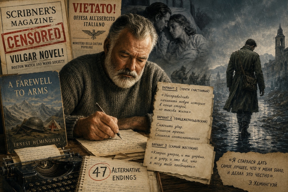 Скандал, 47 финалов и последний дождь: как Хемингуэй написал «Прощай, оружие!»