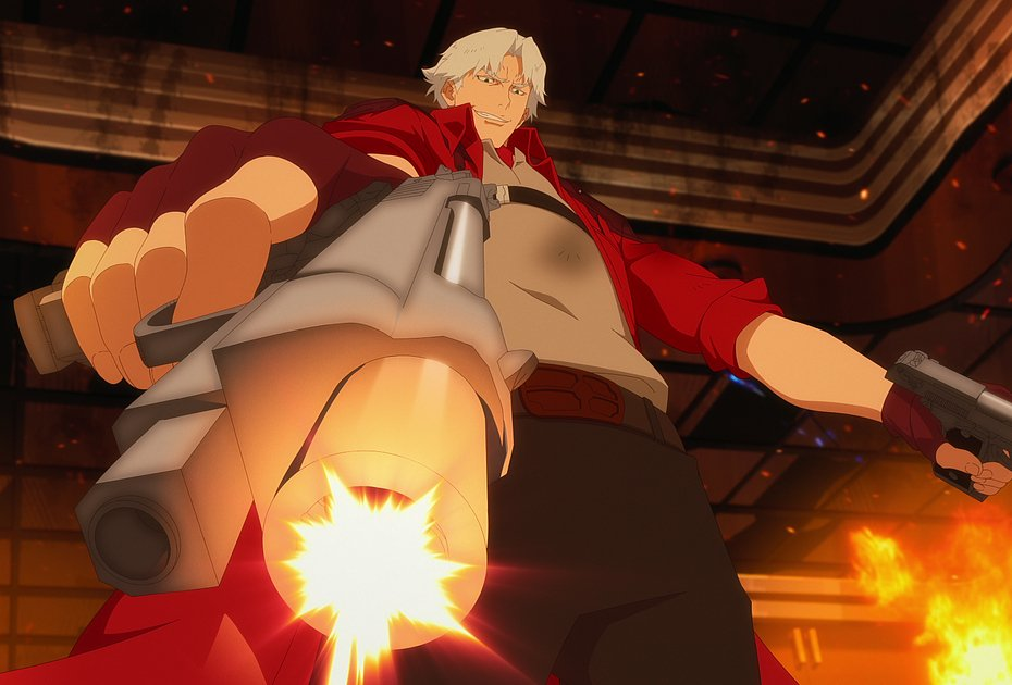 Кадр из аниме Devil May Cry