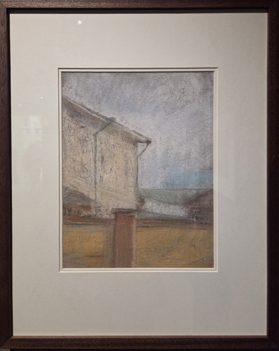 Наталия Гончарова. Белый дом 1903-1905 бумага, пастель