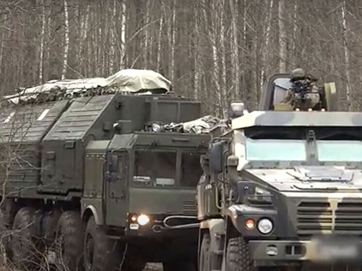     Транспортировка комплекса "Орешник". Фото: кадр видео Минобороны России.