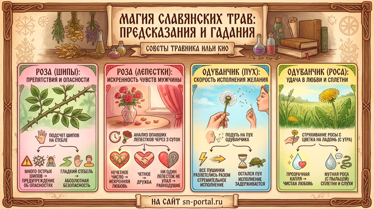 Секреты славянского травника: как правильно гадать на ромашке и полевых цветах, чтобы узнать будущее Дмитрий Петров📷
