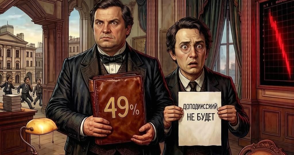 ВТБ это классика. «Допэмиссионные души» в стиле Гоголя
