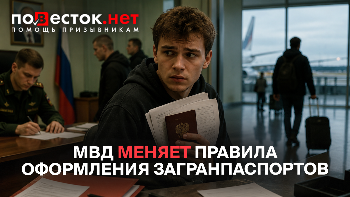 МВД меняет правила оформления загранпаспортов: что это значит для призывников в 2026 году