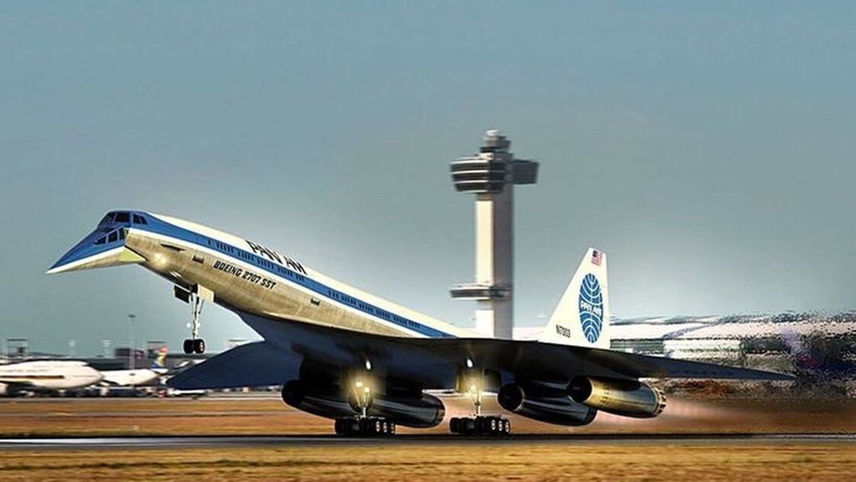 На фотографии: Boeing 2707 SST – сверхзвуковой пассажирский лайнер США. Источник фото: https://cs17.pikabu.ru/s/2026/01/20/17/bjjflipe_s.jpg