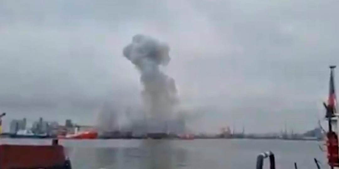 В порту Румынии взорвался начиненный взрывчаткой морской дрон
