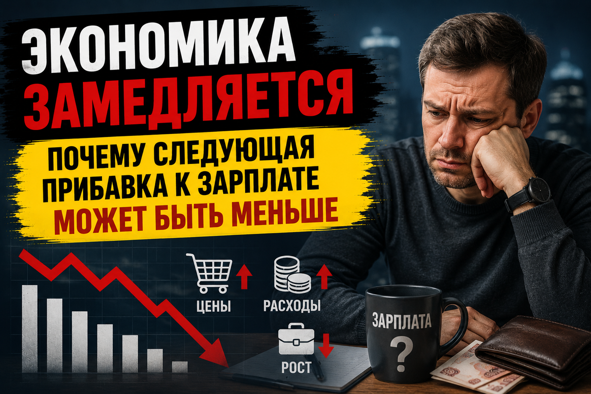 Экономика замедляется. Почему следующая прибавка к зарплате может быть меньше