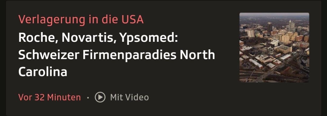Перенос производства в США: Roche, Novartis, Ypsomed — почему швейцарские компании выбирают Северную Каролину