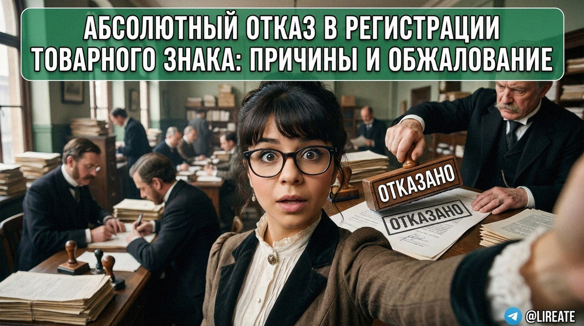    Причины и обжалование абсолютного отказа в регистрации товарного знака Лирейт