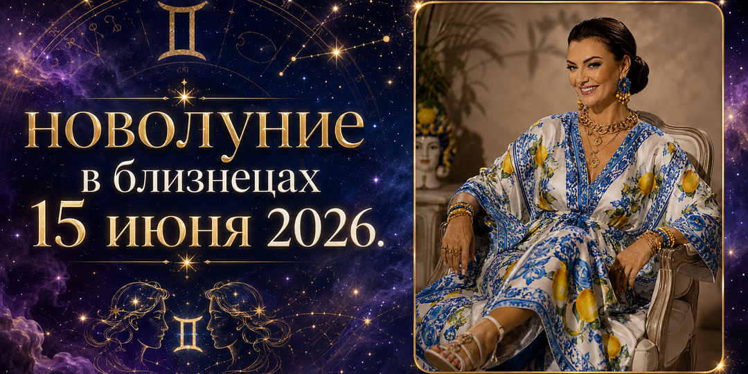 Новолуние в близнецах 15 июня 2026