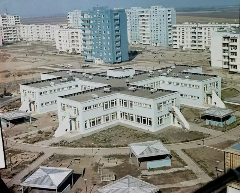 Так выглядел детский сад в 80-е годы. Фотография из фондов Волгодонского эколого-исторического музея.