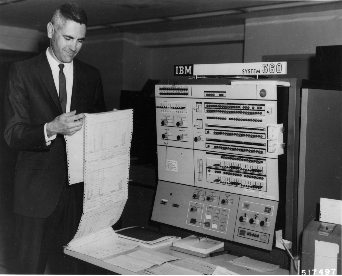 IBM 360. 1967 год. Изображение: commons.wikimedia.org