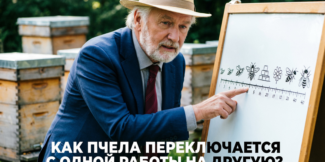 Как пчела «понимает», когда менять работу? Физиология разделения труда | Профессор Кашковский 🐝🧠