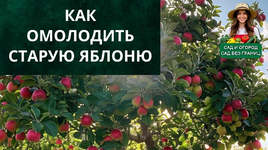 как омолодить старую яблоню