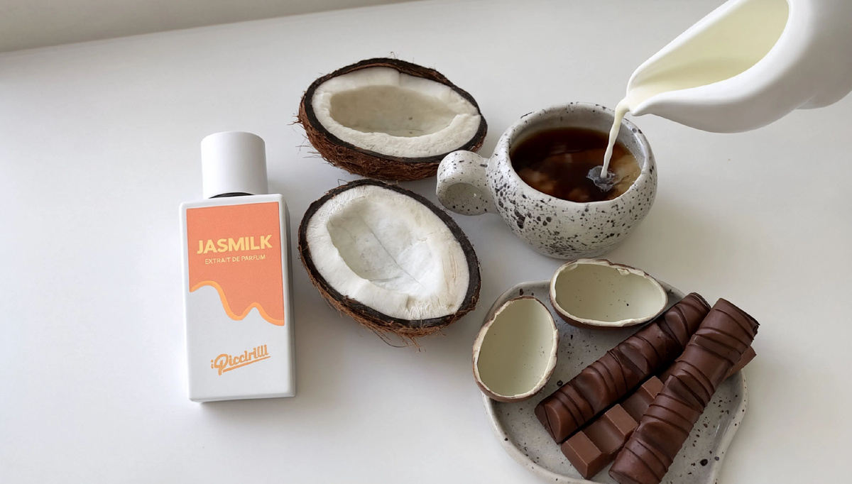 Jasmilk iPiccirilli — густой молочно-жасминовый аромат, который невозможно назвать безопасным. Сливочные оттенки, белые цветы и насыщенный жасмин создают тот самый эффект: одни влюбляются с первого вдоха, другие начинают искать ближайшее окно. Равнодушных обычно не остаётся.